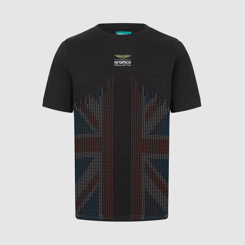 AMF1 FW SE SILVERSTONE GRAPHIC TEE - black