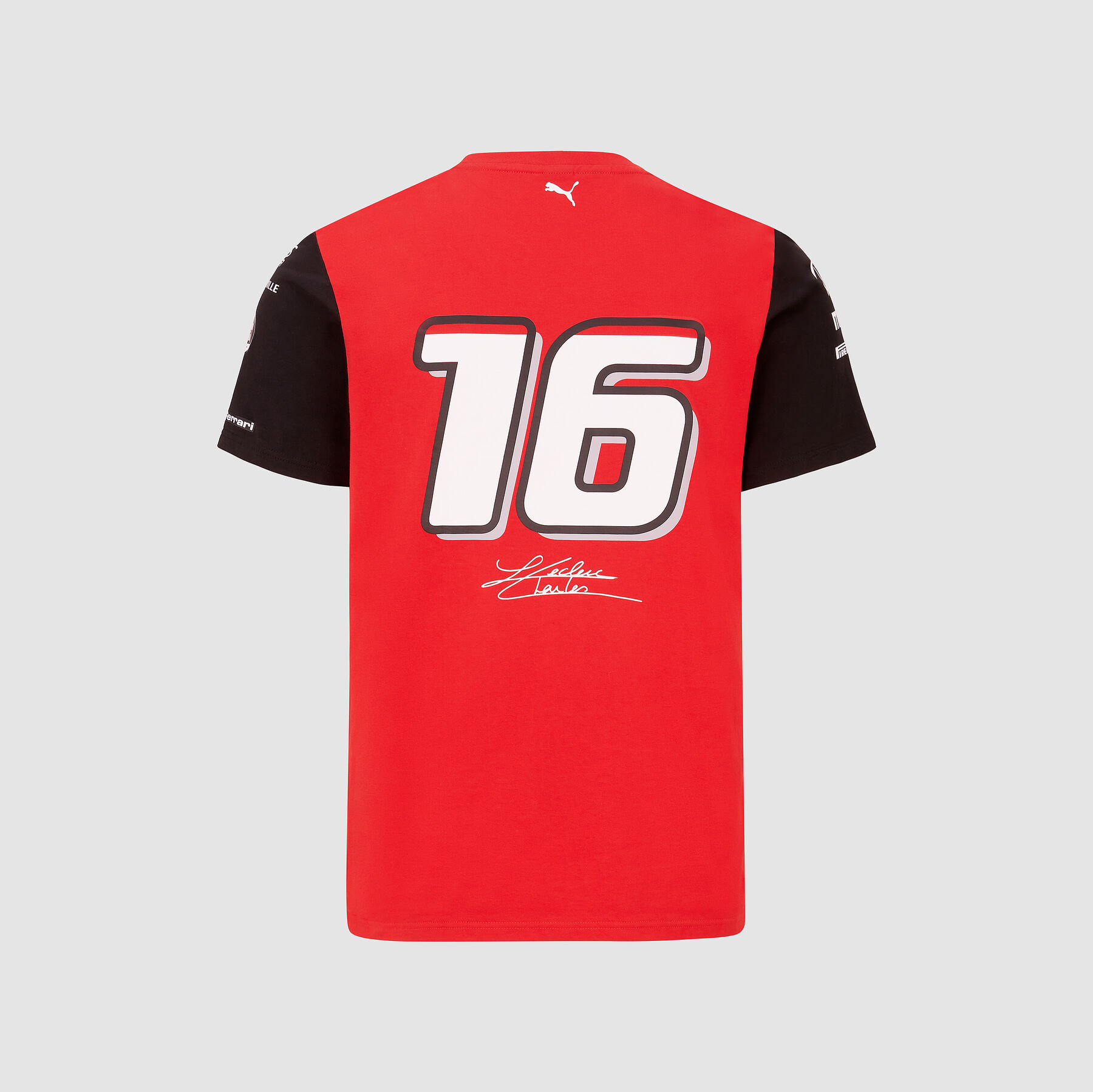 T shirt leclerc sale ferrari