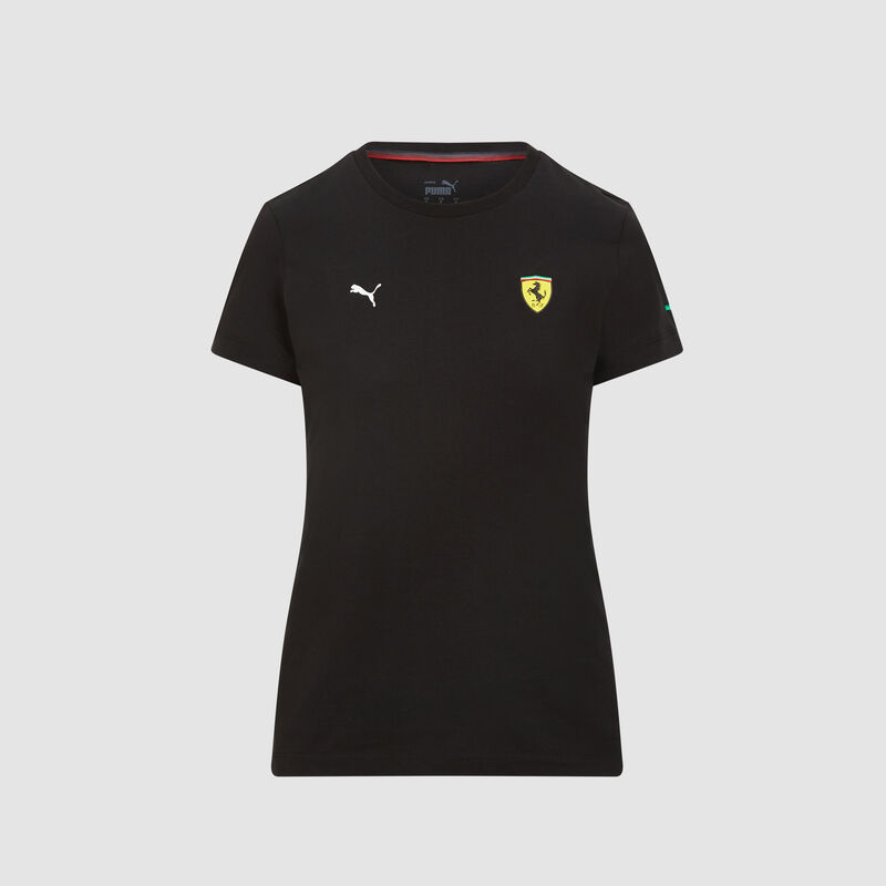 SF PU FW WOMENS SMALL SHIELD TEE - black