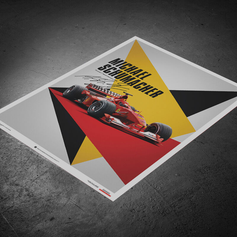 SF SL SCHUMACHER - GERMANY - SUZUKA GP POSTER - Multicolor