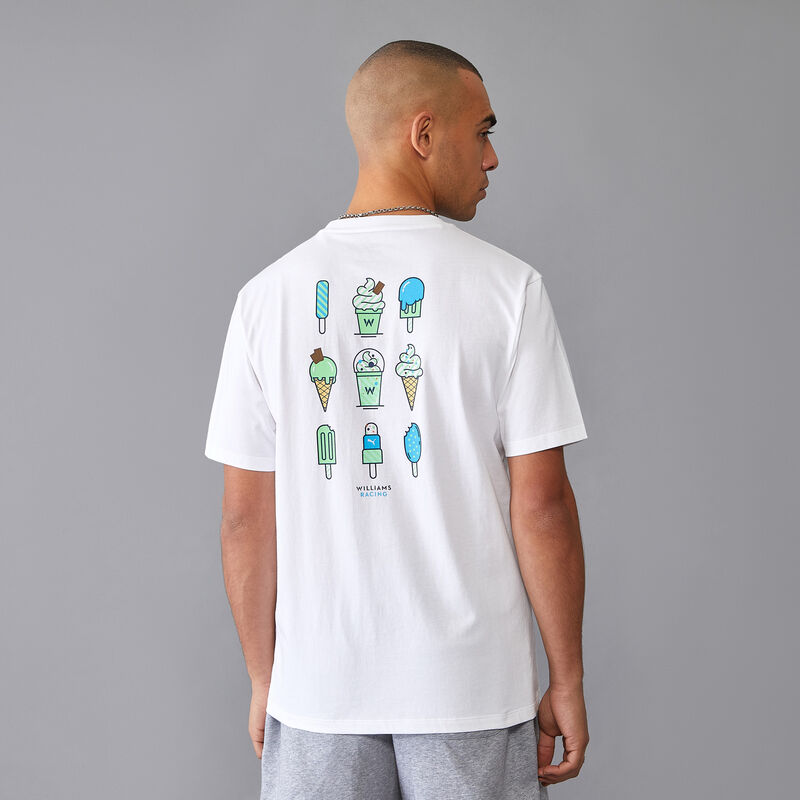 WILLIAMS RACING FW SE MIAMI TEE - white