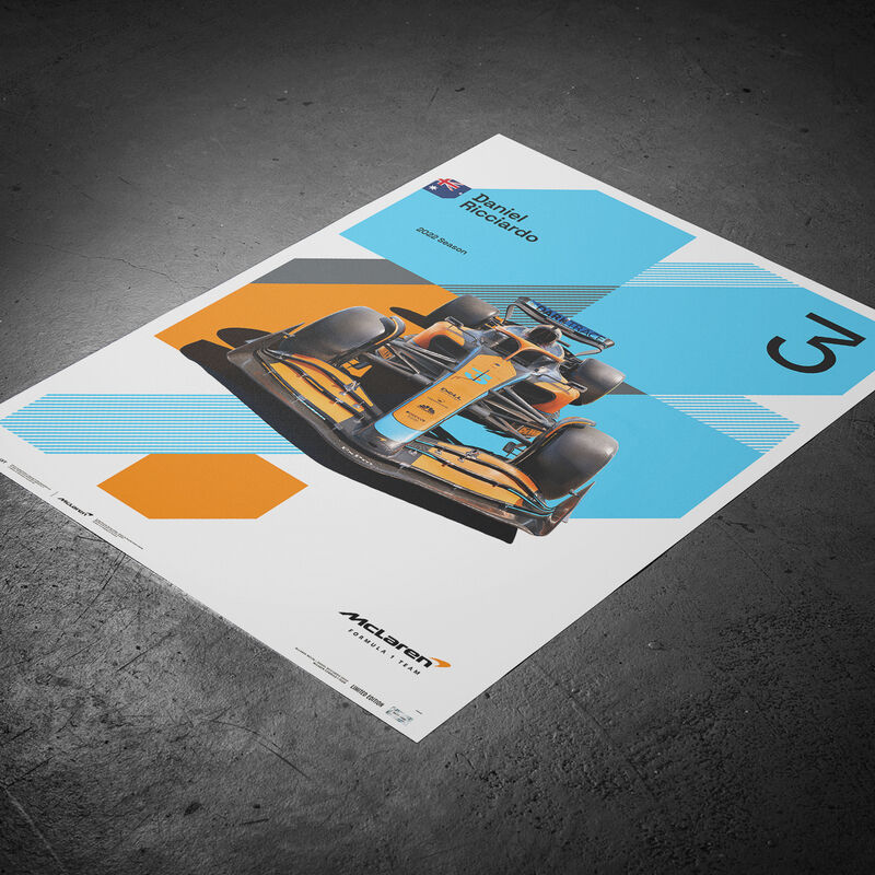 MCLAREN SL DR 2022 POSTER - Multicolor