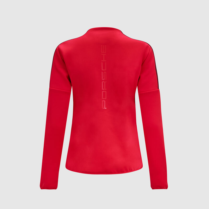 PORSCHE FW WOMENS SOFTSHELL JACKET - red