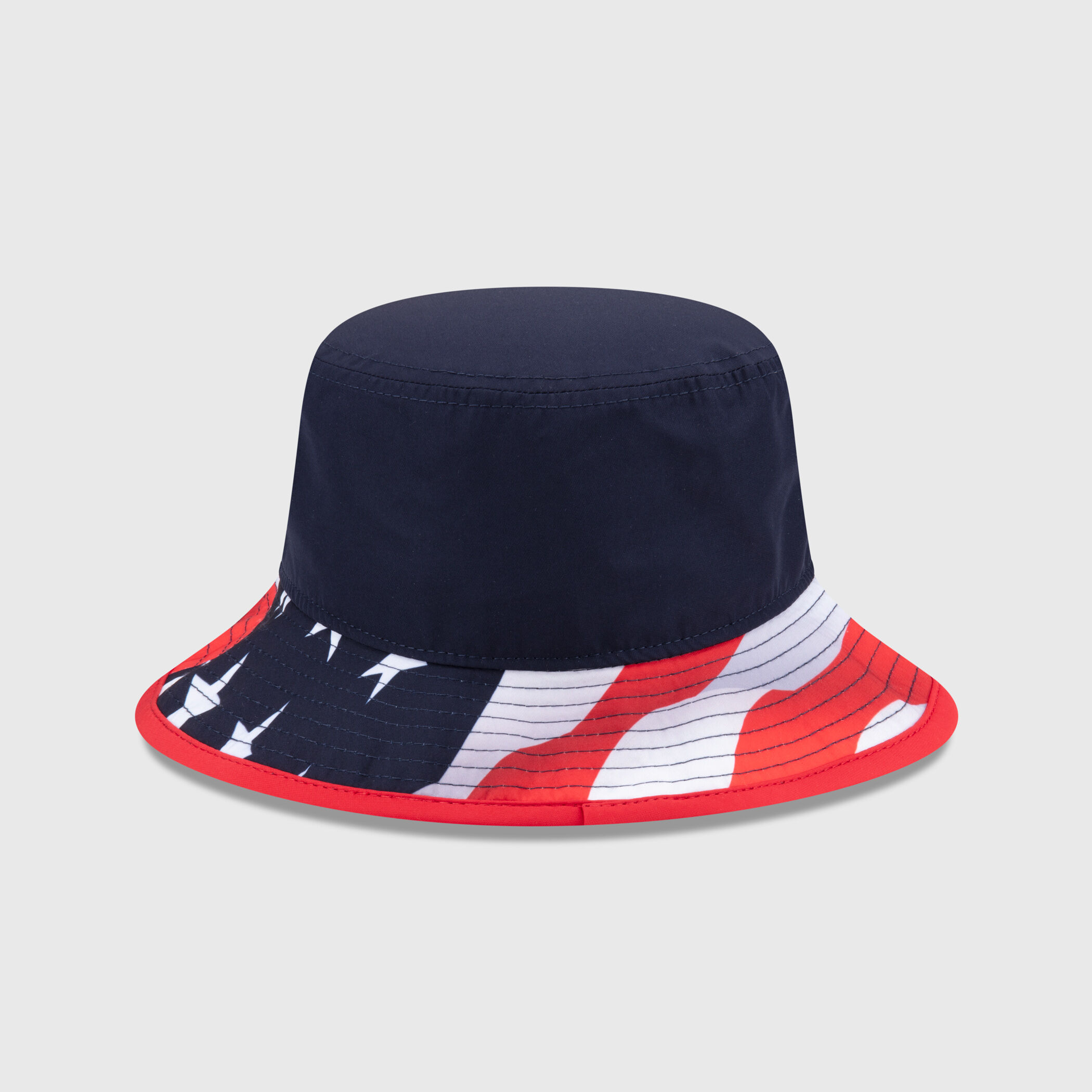 Usa flag bucket hat top