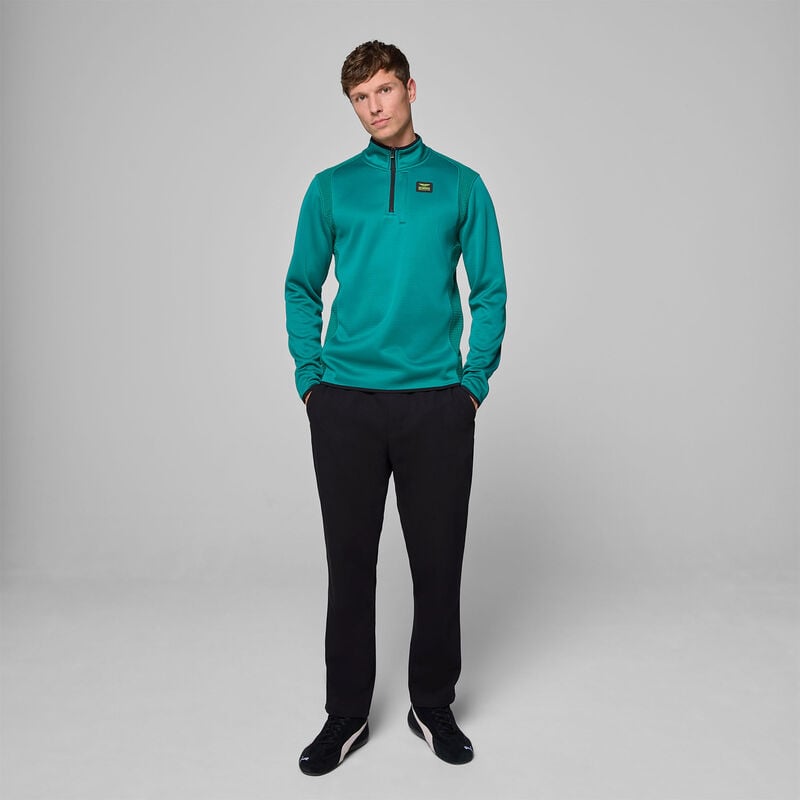 AMF1 FW MENS 1/4 ZIP SWEAT - green