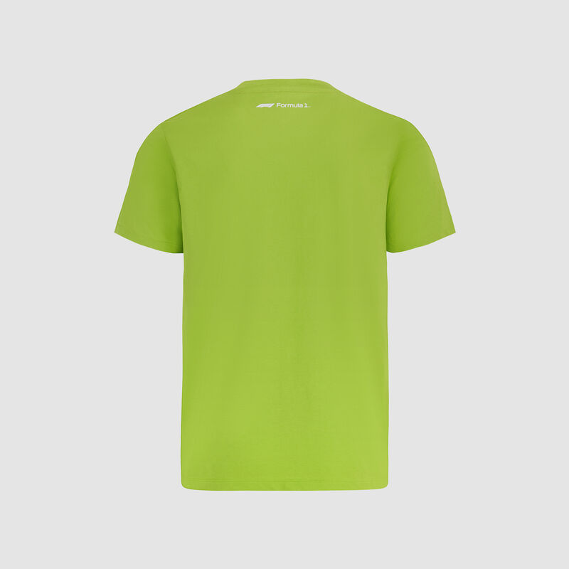 F1 FW MENS LARGE LOGO TEE - lime