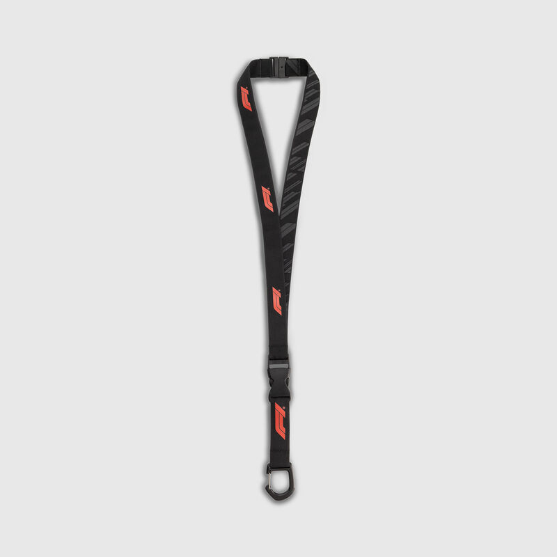 Lanyard 2026 - F1 Collection - True black ONE SIZE - 8719203695754 - Fuel For Fans F1 Merchandise store