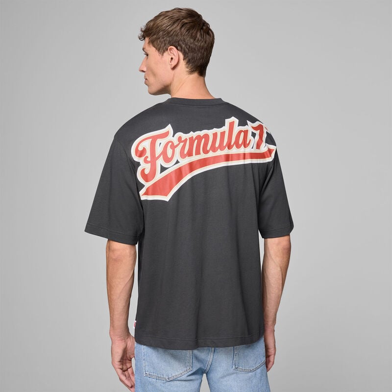 F1 FW HERITAGE LOGO TEE - black