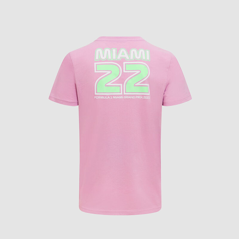 F1 FW KIDS PASTEL MIAMI TEE - pink