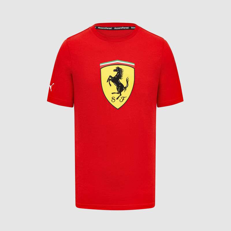 SF PU FW MENS LARGE SHIELD TEE - red