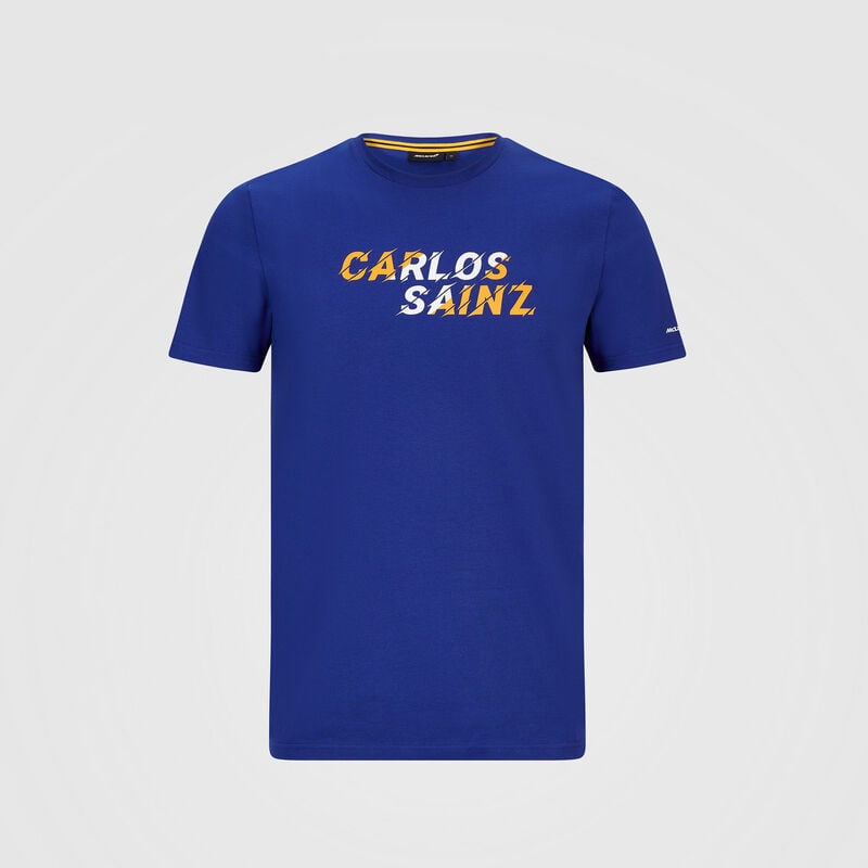 MCLAREN FW MENS SAINZ GRAPHIC TEE - blue