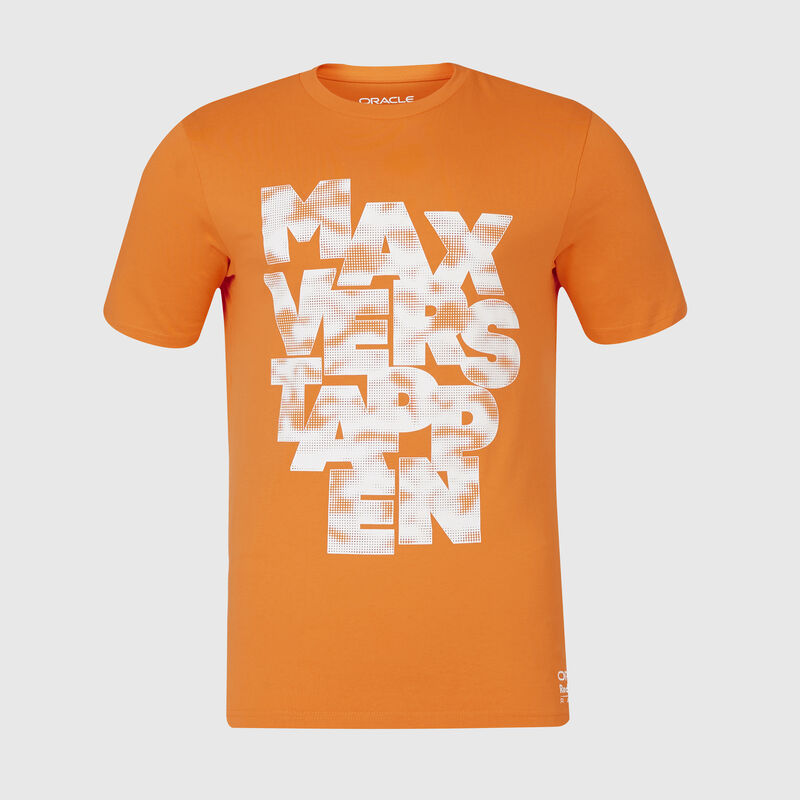 Max Verstappen Expression T-shirt 2024 - Red Bull Racing - Orange S - 5063234413751 - Fuel For Fans F1 Merchandise store