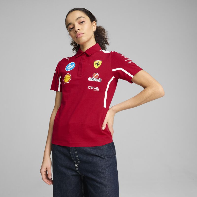 SF RP TEAM WOMENS POLO - red