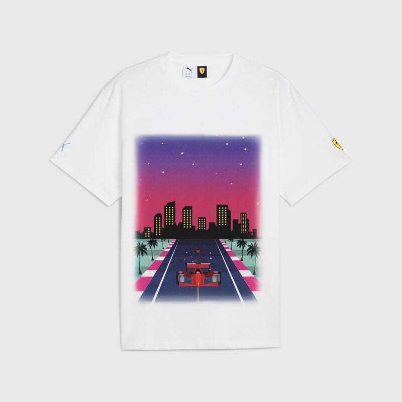 SF LS MIAMI GRAPHIC TEE II - white