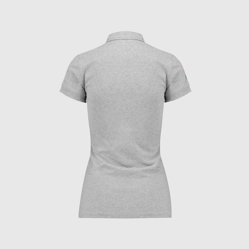 MAPM FW WOMENS MARL CLASSIC POLO - grey