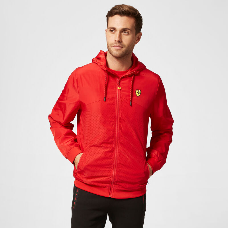 SF FW MENS WINDBREAKER - red