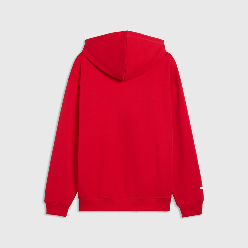 SF FW LARGE SHIELD HOODIE - Rosso Corsa