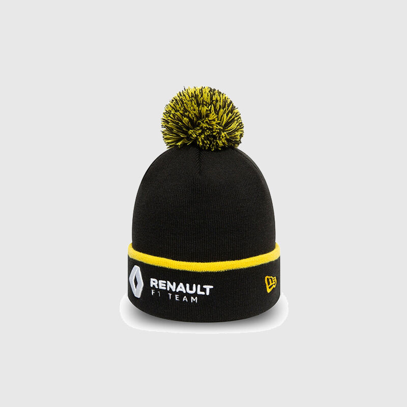 RENAULT RP BOBBLE BEANIE - black
