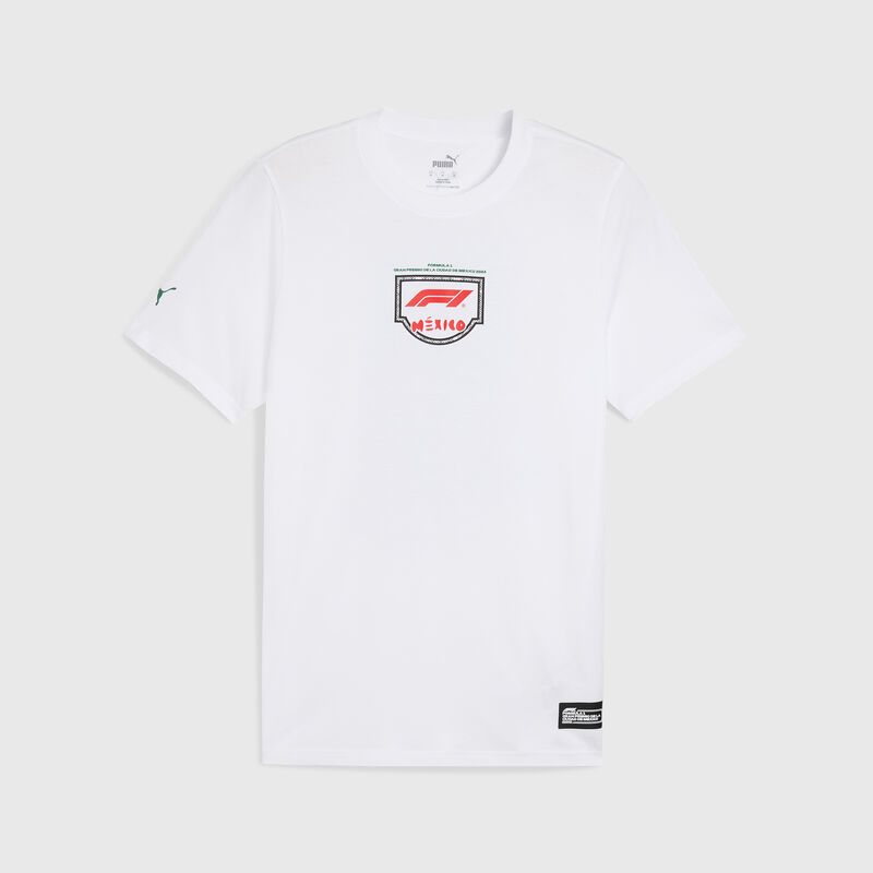 PUMA F1® 2024 Mexico GP T-shirt 2024 - F1 Collection - White 3XL for males - 4067982347789 - Fuel For Fans F1 Merchandise store