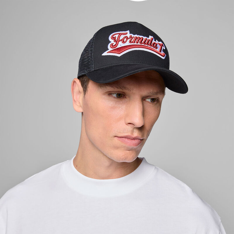 F1 FW LEGACY TRUCKER CAP - black