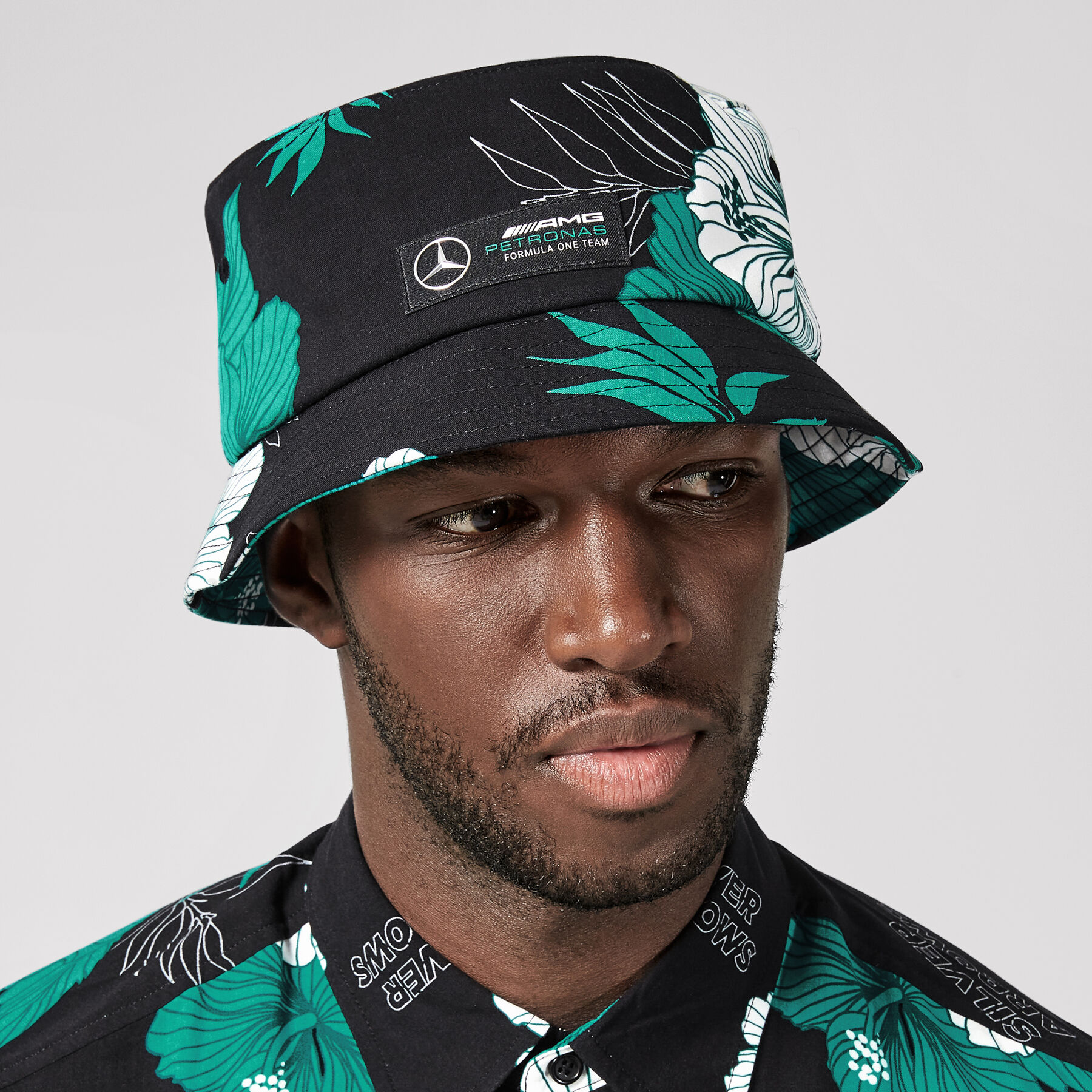 Hawaiian print sun hat sales