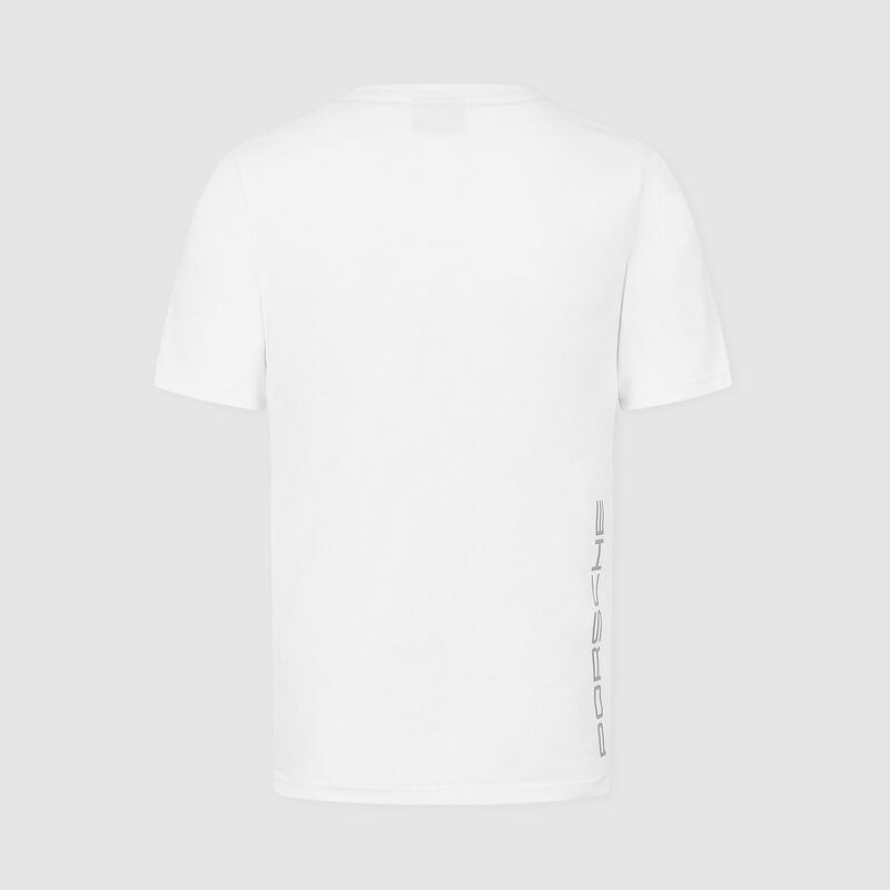 PORSCHE FW LOGO TEE - white