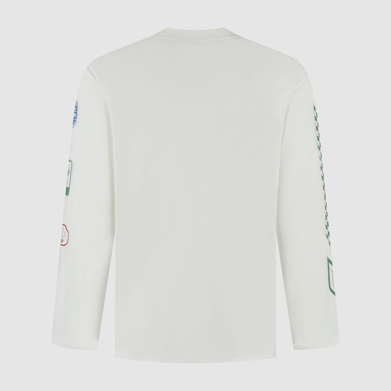 F1 FW LEGACY GRAPHIC LONGSLEEVE TEE - white