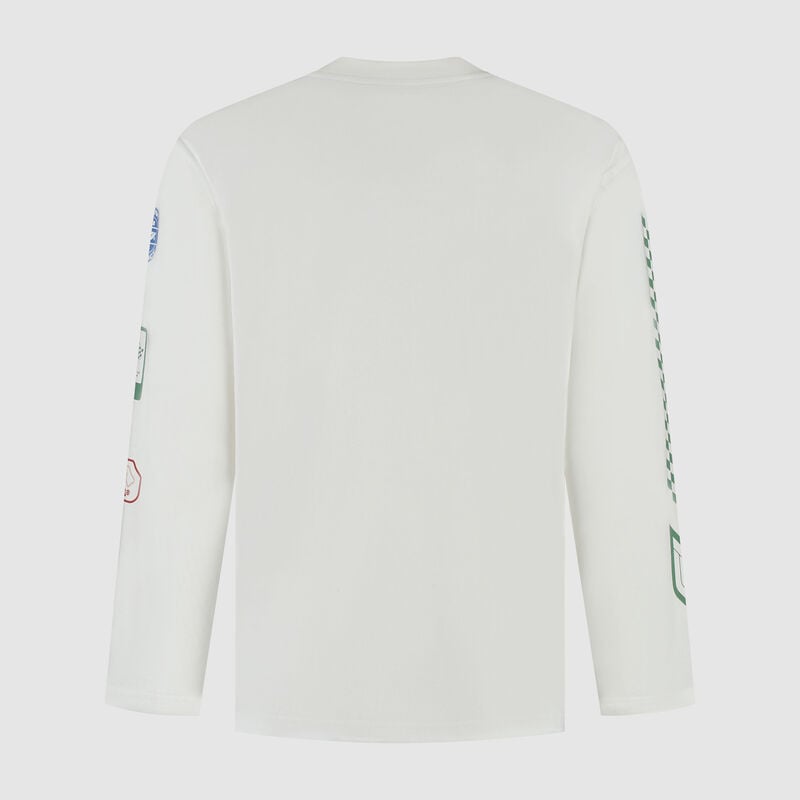 F1 FW LEGACY GRAPHIC LONGSLEEVE TEE - white