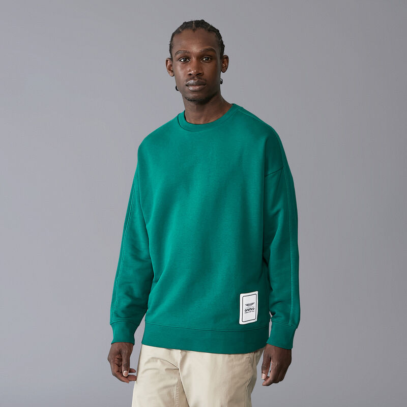 AMF1 FW LOGO CREW SWEAT - green