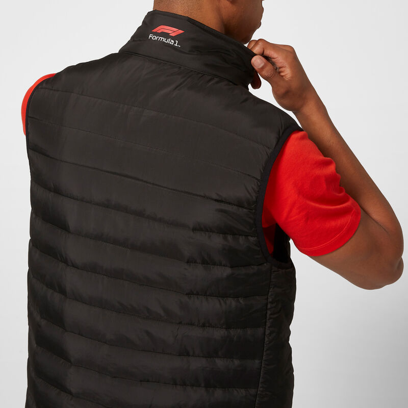 F1 FW TECH PADDED GILET - black