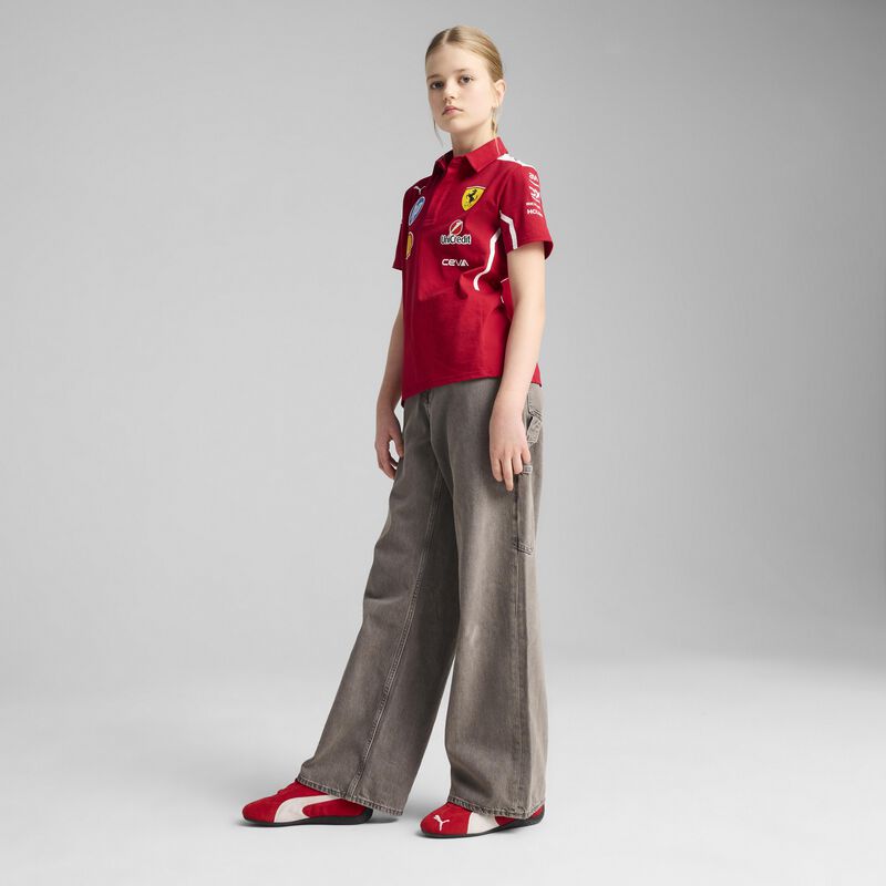 SF RP TEAM POLO KIDS - red