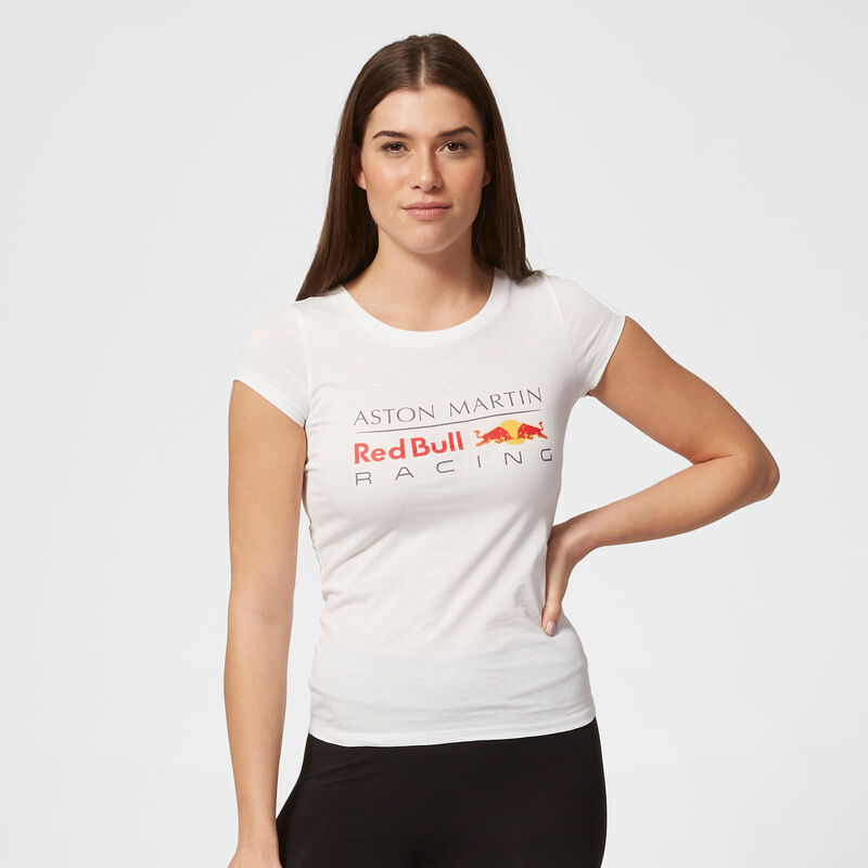 Logo T Shirt Fur Damen Gross Red Bull Racing Fuel For Fans
