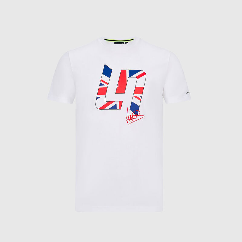 MCLAREN FW LANDO GB LOGO TEE - white