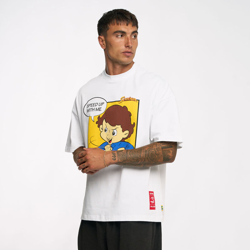SENNA FW MENS SEN GRAPHIC TEE - white