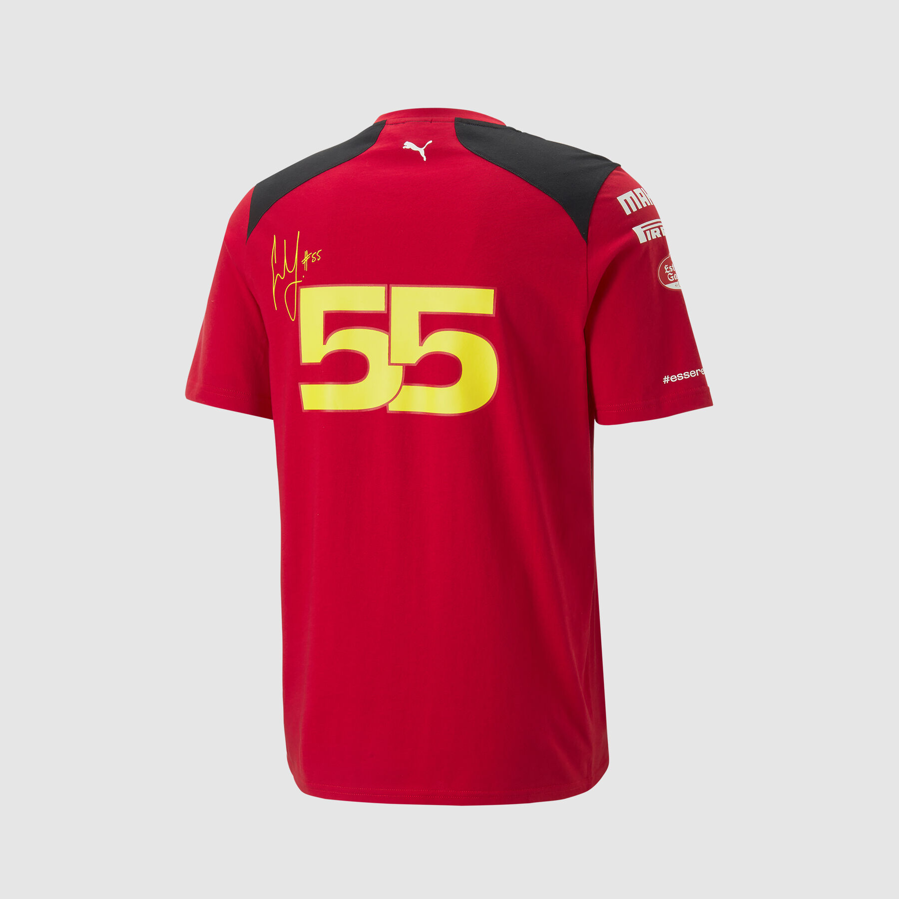 T shirt pilota Carlos Sainz 2023 Scuderia Ferrari F1 Fuel For Fans
