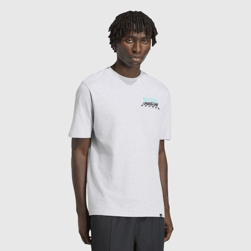 MAPF1 FW MENS CAR GRAPHIC TEE - Light Grey Heather