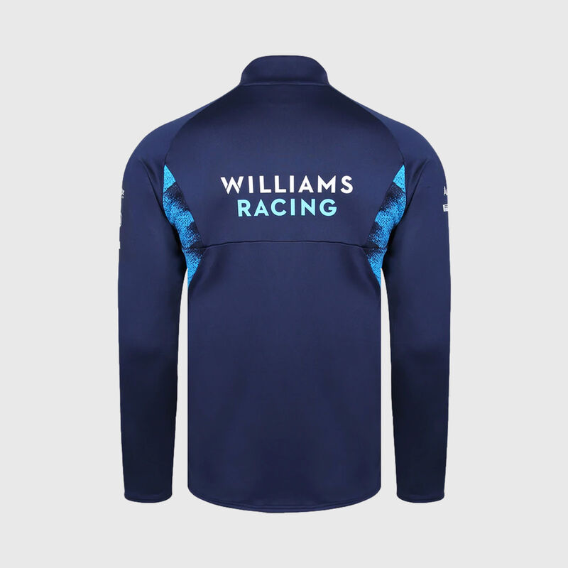 WILLIAMS RACING SL MID LAYER QUATER ZIP TOP - navy