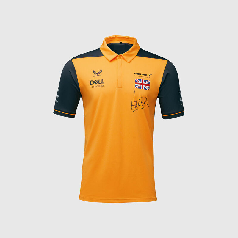 MCLAREN RP DRIVERS POLO - NORRIS - orange