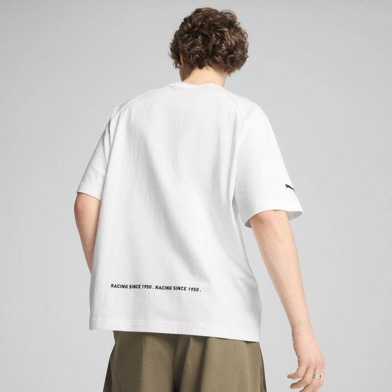 F1 LS UNISEX GRAPHIC RAGLAN TEE - white
