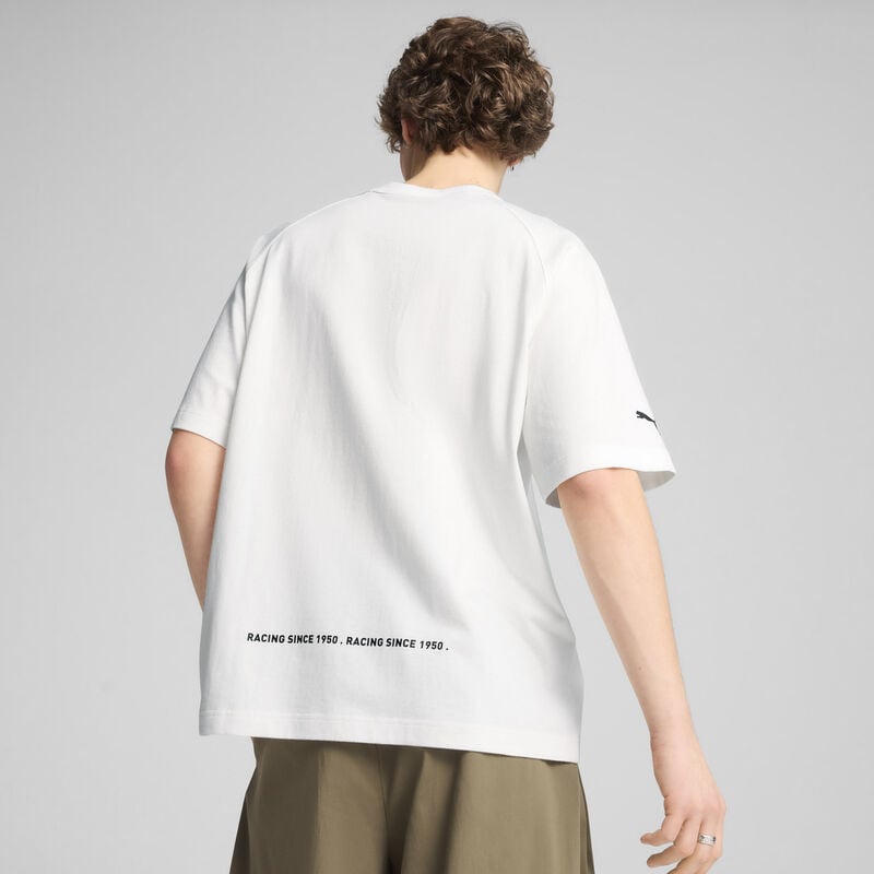 F1 LS UNISEX GRAPHIC RAGLAN TEE - white