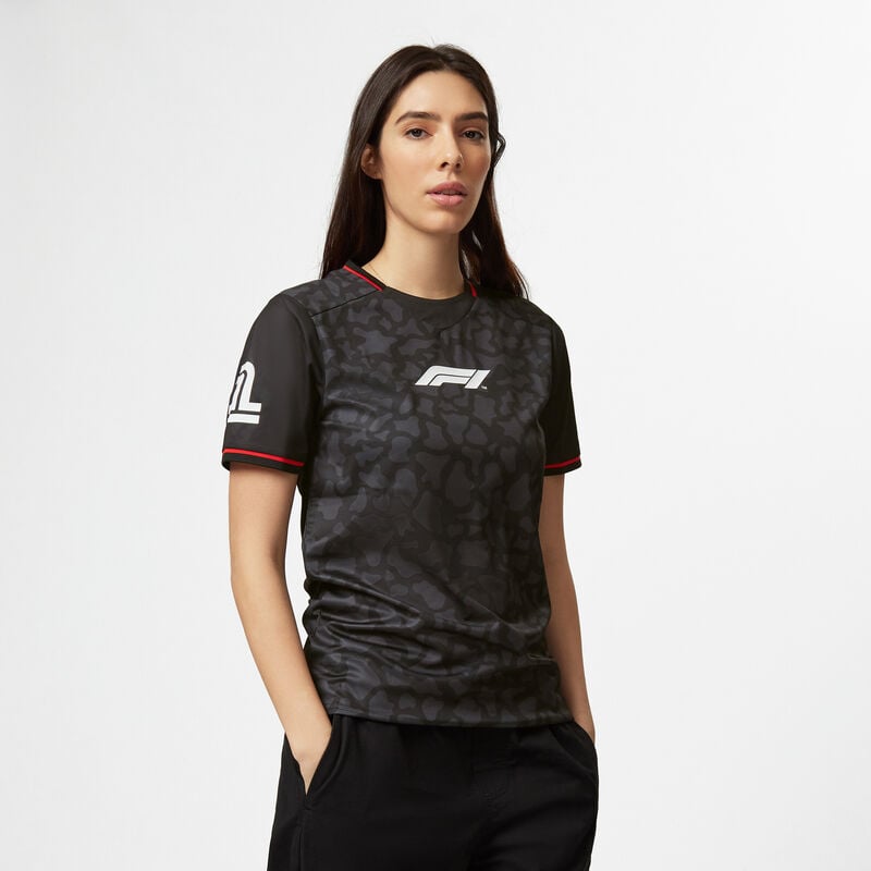 F1 FW CAMO SPORTS TEE - black