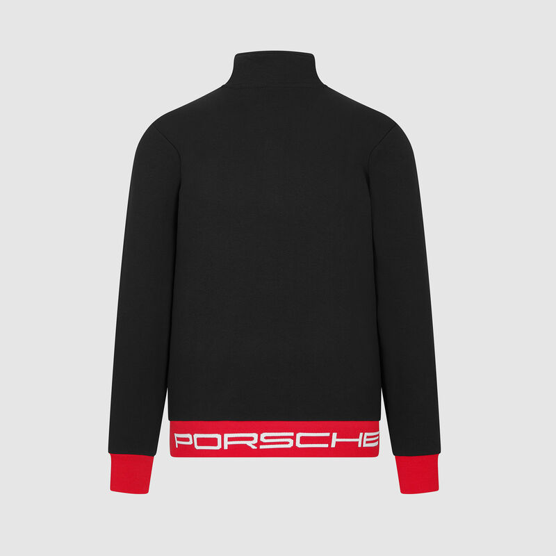 PORSCHE FW 1/4 ZIP - black
