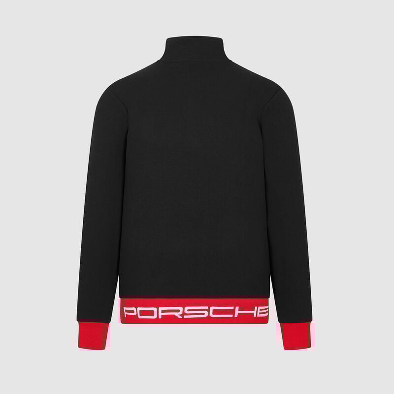 PORSCHE FW 1/4 ZIP - black