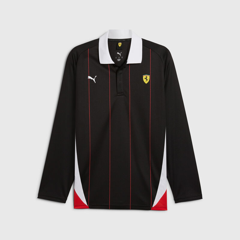 SF LS RACE JERSEY TEE - black
