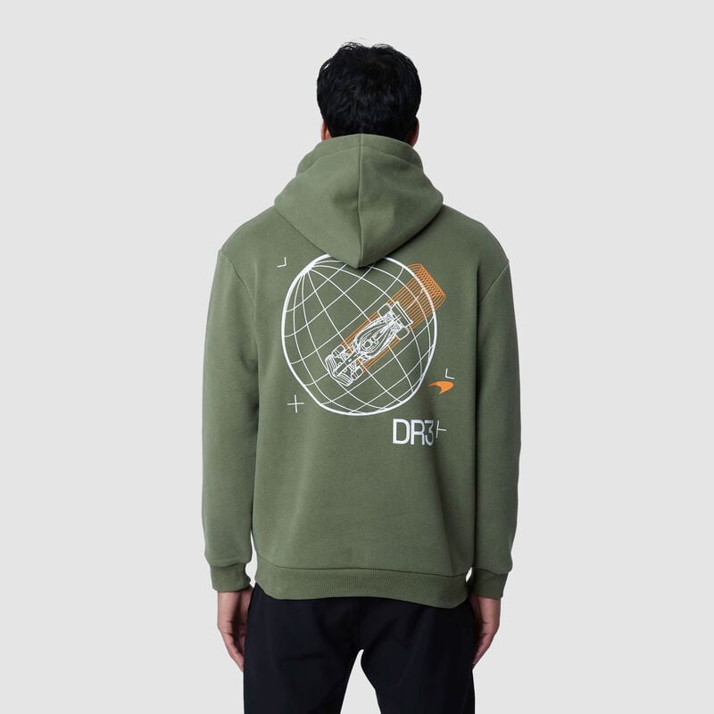 MCLAREN SL DR GRAPHIC HOODY - olive