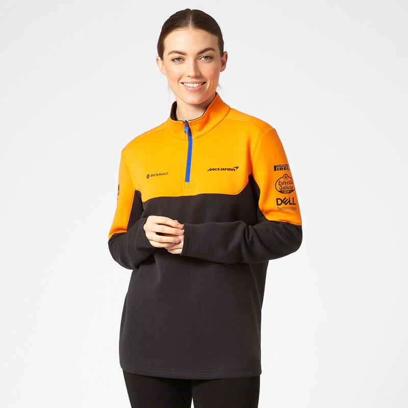 MCLAREN RP 1/4 ZIP SWEATSHIRT - Antracit