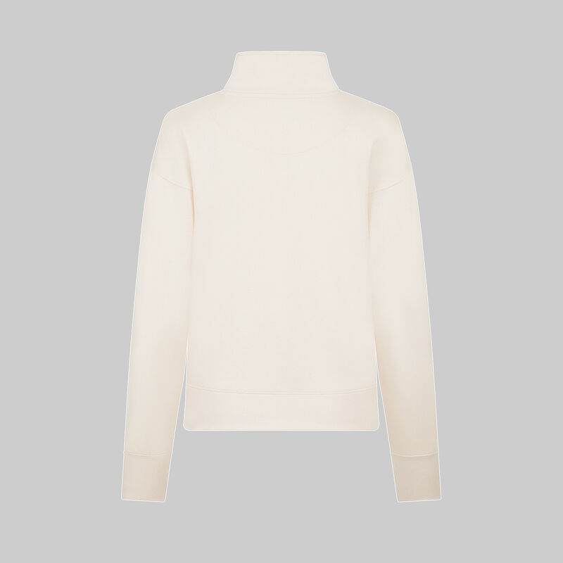 MAPF1 FW WOMENS RELAXED FIT 1/4 ZIP - off white