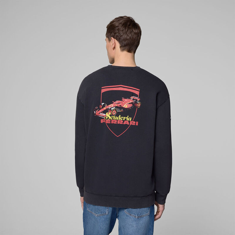 SF FW Driver Crew Sweatshirt - black