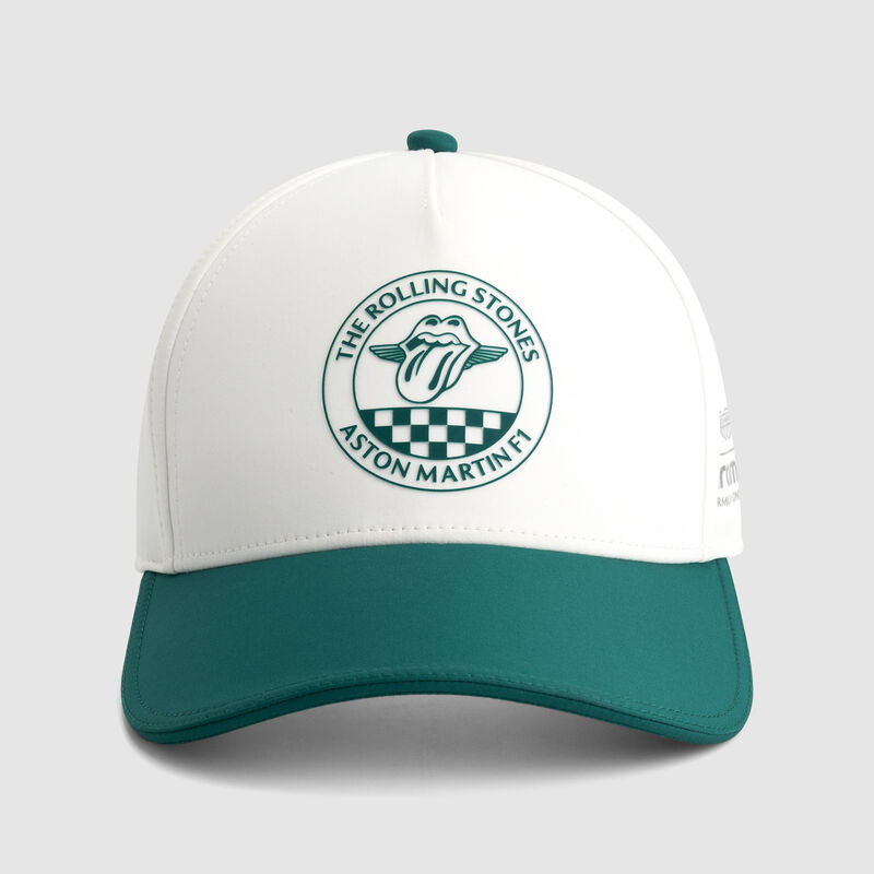 Rolling Stones Cap 2025 - Aston Martin F1 Team - Off white ONE SIZE - 8719203620152 - Fuel For Fans F1 Merchandise store