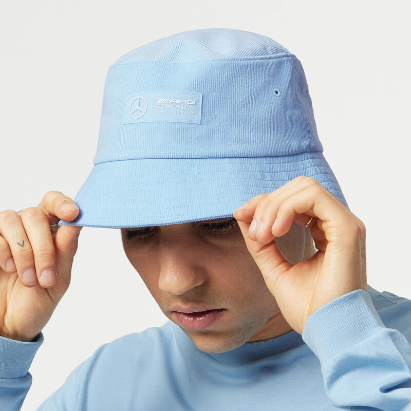 MAPF1 FW RETRO CORD BUCKET HAT - blue